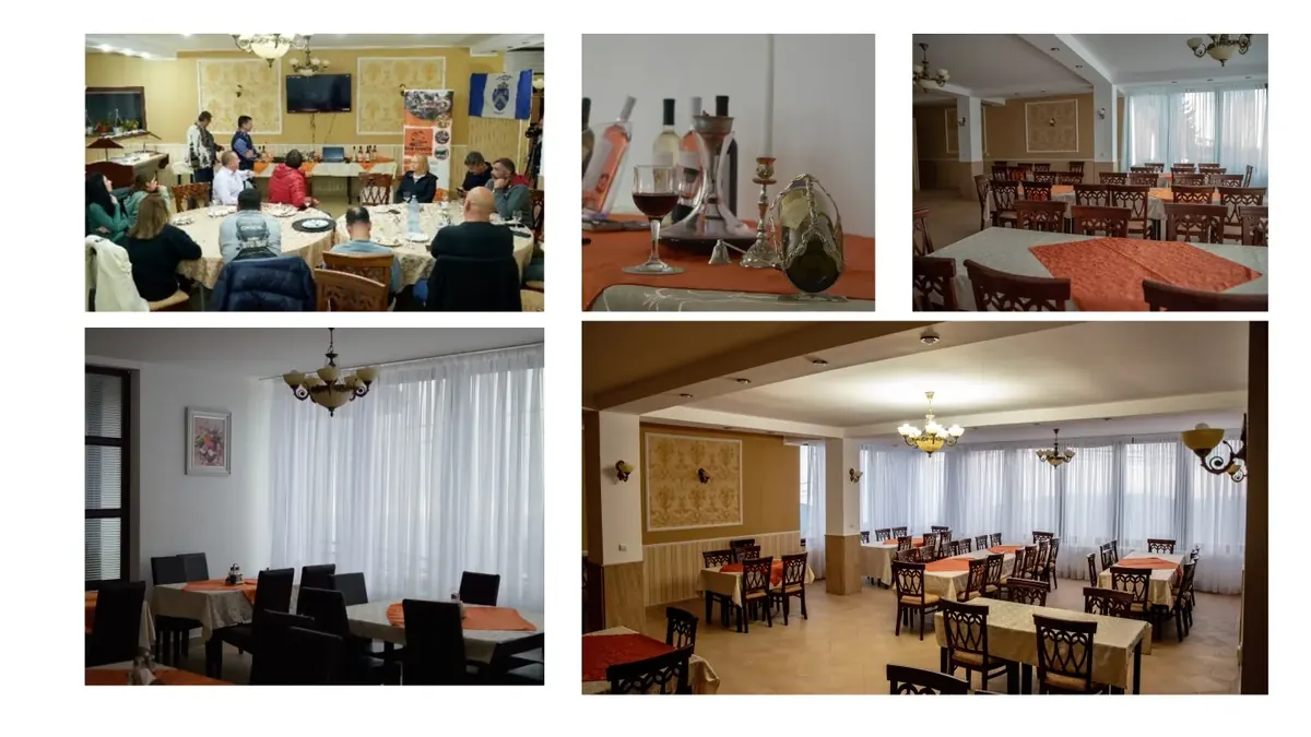Sală de evenimente la Pensiunea Eden Rânca